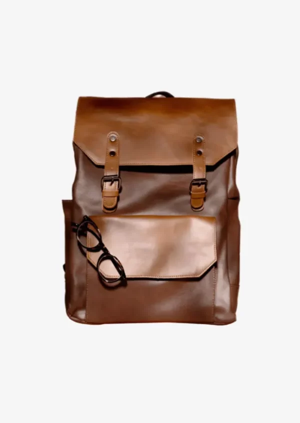 Leather Travel Bagpack